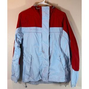 Vintage Columbia Core Interchange Women's Hooded Jacket Coat Medium